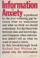Cover for Information Anxiety
